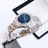Buy Shop Bulova Marine Star Blue Dial Silver Steel Strap Watch for Women - 96R215 USA Online