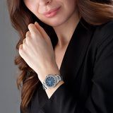Buy Shop Bulova Marine Star Blue Dial Silver Steel Strap Watch for Women - 96R215 USA Online