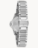 Buy Shop Bulova Marine Star Blue Dial Silver Steel Strap Watch for Women - 96R215 USA Online