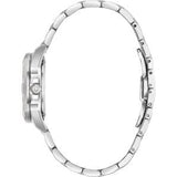 Buy Shop Bulova Marine Star Blue Dial Silver Steel Strap Watch for Women - 96R215 USA Online