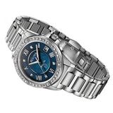 Buy Shop Bulova Marine Star Blue Dial Silver Steel Strap Watch for Women - 96R215 USA Online