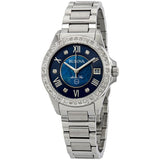Buy Shop Bulova Marine Star Blue Dial Silver Steel Strap Watch for Women - 96R215 USA Online