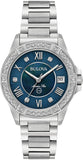 Buy Shop Bulova Marine Star Blue Dial Silver Steel Strap Watch for Women - 96R215 USA Online