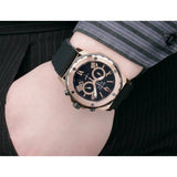 Buy Shop Bulova Marine Star Chronograph Black Dial Black Rubber Strap Watch for Men - 98B104 USA Online