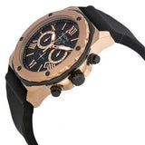 Buy Shop Bulova Marine Star Chronograph Black Dial Black Rubber Strap Watch for Men - 98B104 USA Online