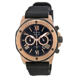 Buy Shop Bulova Marine Star Chronograph Black Dial Black Rubber Strap Watch for Men - 98B104 USA Online