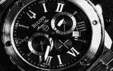 Buy Shop Bulova Marine Star Chronograph Black Dial Black Rubber Strap Watch for Men - 98B127 USA Online