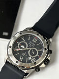 Buy Shop Bulova Marine Star Chronograph Black Dial Black Rubber Strap Watch for Men - 98B127 USA Online