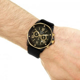 Buy Shop Bulova Marine Star Chronograph Black Dial Black Rubber Strap Watch for Men - 98B278 USA Online
