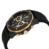 Buy Shop Bulova Marine Star Chronograph Black Dial Black Rubber Strap Watch for Men - 98B278 USA Online