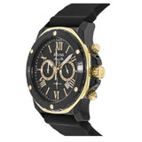 Buy Shop Bulova Marine Star Chronograph Black Dial Black Rubber Strap Watch for Men - 98B278 USA Online