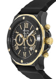 Buy Shop Bulova Marine Star Chronograph Black Dial Black Rubber Strap Watch for Men - 98B278 USA Online