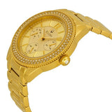 Buy Shop Bulova Multi Function Gold Dial Gold Steel Strap Watch for Women - 97N102 USA Online