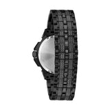 Buy Shop Bulova Octova Chronograph Black Crystal Dial Black Steel Strap Watch for Men - 98C134 USA Online