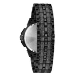 Buy Shop Bulova Octova Chronograph Black Crystal Dial Black Steel Strap Watch for Men - 98C134 USA Online