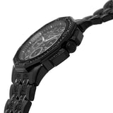 Buy Shop Bulova Octova Chronograph Black Crystal Dial Black Steel Strap Watch for Men - 98C134 USA Online