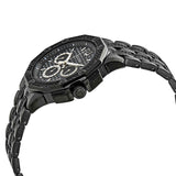 Buy Shop Bulova Octova Chronograph Black Crystal Dial Black Steel Strap Watch for Men - 98C134 USA Online