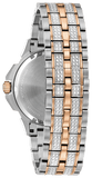 Buy Shop Bulova Octova Crystal Silver Dial Two Tone Steel Strap Watch for Men - 98C133 USA Online
