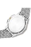 Buy Shop Bulova Octova Crystal Silver Dial Two Tone Steel Strap Watch for Men - 98C133 USA Online