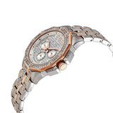 Buy Shop Bulova Octova Crystal Silver Dial Two Tone Steel Strap Watch for Men - 98C133 USA Online