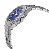 Buy Shop Bulova Phantom Baguette Crystal Blue Dial Silver Steel Strap Watch for Men - 96A254 USA Online