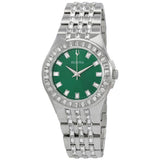 Buy Shop Bulova Phantom Classic Baguette Green Dial Silver Steel Strap Watch for Men - 96A253 USA Online