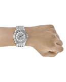 Buy Shop Bulova Phantom Crystal Silver Dial Silver Steel Strap Watch for Men - 96A236 USA Online