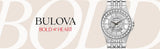 Buy Shop Bulova Phantom Crystal Silver Dial Silver Steel Strap Watch for Men - 96A236 USA Online
