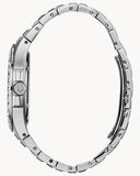 Buy Shop Bulova Phantom Crystal Silver Dial Silver Steel Strap Watch for Men - 96A236 USA Online