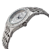 Buy Shop Bulova Phantom Crystal Silver Dial Silver Steel Strap Watch for Men - 96A236 USA Online