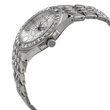 Buy Shop Bulova Phantom Crystal Silver Dial Silver Steel Strap Watch for Men - 96A236 USA Online