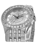 Buy Shop Bulova Phantom Crystal Silver Dial Silver Steel Strap Watch for Men - 96A236 USA Online