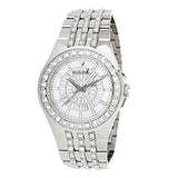 Buy Shop Bulova Phantom Crystal Silver Dial Silver Steel Strap Watch for Men - 96A236 USA Online