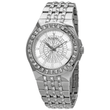 Buy Shop Bulova Phantom Crystal Silver Dial Silver Steel Strap Watch for Men - 96A236 USA Online