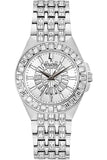Buy Shop Bulova Phantom Crystal Silver Dial Silver Steel Strap Watch for Men - 96A236 USA Online