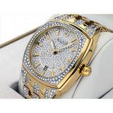 Buy Shop Bulova Phantom Crystal Silver Dial Two Tone Steel Strap Watch for Men - 98B323 USA Online