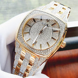 Buy Shop Bulova Phantom Crystal Silver Dial Two Tone Steel Strap Watch for Men - 98B323 USA Online