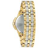 Buy Shop Bulova Phantom Crystal Silver Dial Two Tone Steel Strap Watch for Men - 98B323 USA Online