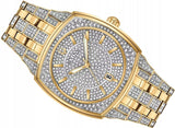 Buy Shop Bulova Phantom Crystal Silver Dial Two Tone Steel Strap Watch for Men - 98B323 USA Online
