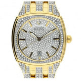 Buy Shop Bulova Phantom Crystal Silver Dial Two Tone Steel Strap Watch for Men - 98B323 USA Online