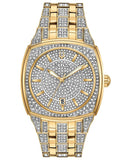 Buy Shop Bulova Phantom Crystal Silver Dial Two Tone Steel Strap Watch for Men - 98B323 USA Online