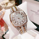 Buy Shop Bulova Phantom Crystal Silver Dial Two Tone Steel Strap Watch for Men - 98B324 USA Online