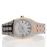 Buy Shop Bulova Phantom Crystal Silver Dial Two Tone Steel Strap Watch for Men - 98B324 USA Online