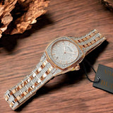 Buy Shop Bulova Phantom Crystal Silver Dial Two Tone Steel Strap Watch for Men - 98B324 USA Online