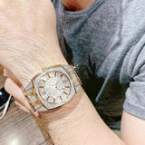 Buy Shop Bulova Phantom Crystal Silver Dial Two Tone Steel Strap Watch for Men - 98B324 USA Online