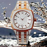 Buy Shop Bulova Phantom Crystal Silver Dial Two Tone Steel Strap Watch for Men - 98B324 USA Online
