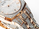 Buy Shop Bulova Phantom Crystal Silver Dial Two Tone Steel Strap Watch for Men - 98B324 USA Online