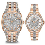 Buy Shop Bulova Phantom Crystal Silver Dial Two Tone Steel Strap Watch for Men - 98B324 USA Online
