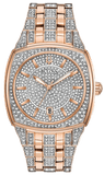 Buy Shop Bulova Phantom Crystal Silver Dial Two Tone Steel Strap Watch for Men - 98B324 USA Online
