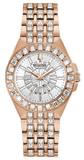 Buy Shop Bulova Phantom White Dial with Swarovski Baguettes Rose Gold Steel Strap Watch for Women - 98L268 USA Online